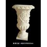 China Customized design cast stone large garden carved pots for sale factory