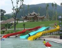 China Big kids playground slide with aqua play , water slides for kids in Giant Water Park factory
