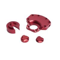 China Red Anodized Aluminum CNC Machining Parts Center Milling Machining Parts for sale
