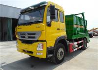 China Sinotruk Homan 4x2 220hp 10m3 Loader Garbage Compactor Truck 10cbm Hydraulic Swing Arm Type factory