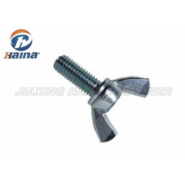 Quality Zinc Plated Square Metric Series Carbon Steel Wing Bolt For Metal Building for sale