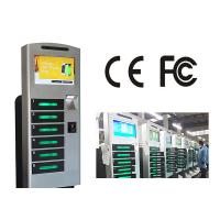 China Free Standing Cell Phone Charging Station With 6 Safe E - Lock Charging Box factory