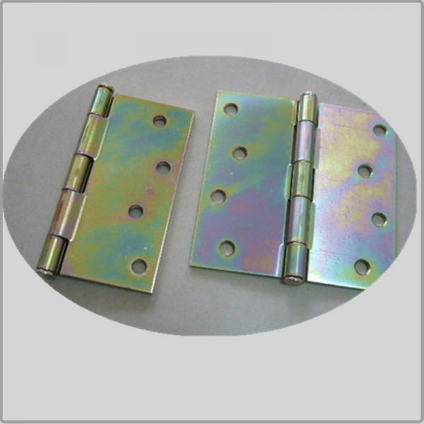 Quality Square Size Heavy Duty Metal Door Hinges Light Weight Satin Nickel Plated for sale