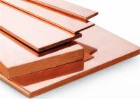 China T2 Round Rod 16mm Copper Square Bar , Polished C12000 Bending Copper Flat Bar factory