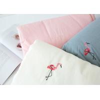 China Flamingo Embroidered Full Size Quilt 3pcs Twin / Queen / King Size Machine Wash factory
