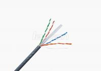 China 23AWG Category 6 UTP Cable 0.574 Solid Copper 4 Pair Gigabit Ethernet Cable factory