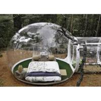 China Clear Inflatable Bubble Tent Inflatable Double Stitching Clear Camping Tent Inflatable Party Tent factory