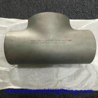 Quality ASME B16.9 A403 WP316L Butt Welding 6" Sch10s Stainless Steel Tee Pipe Fitting for sale