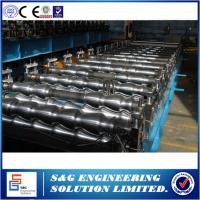 China Galvanized Steel Double Layer Roll Forming Machine With HRC50 - 60 Heat Treatment factory
