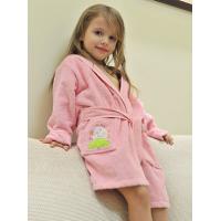 China 100% cotton children bath robe, pink , yellow , blue , white for sale