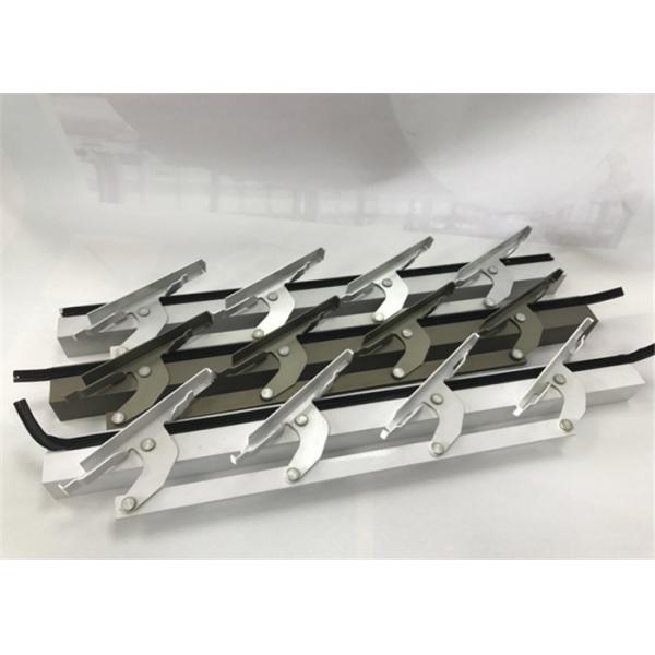 Quality 6 Inch Length Machining Aluminum Parts / Window Louvers WIth Punching for sale