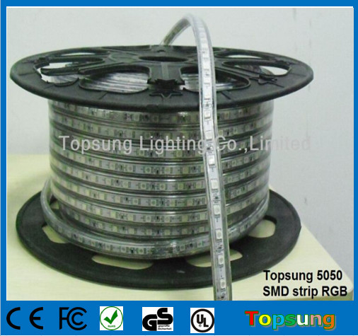 2017 new 110V AC yellow ledstrip ip65 tape SMD 60LED/M Manufacturer