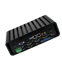 Quality Quad Core J1900 Fanless Industrial Mini PC 6COM 2 gigabit LAN LPT port for sale