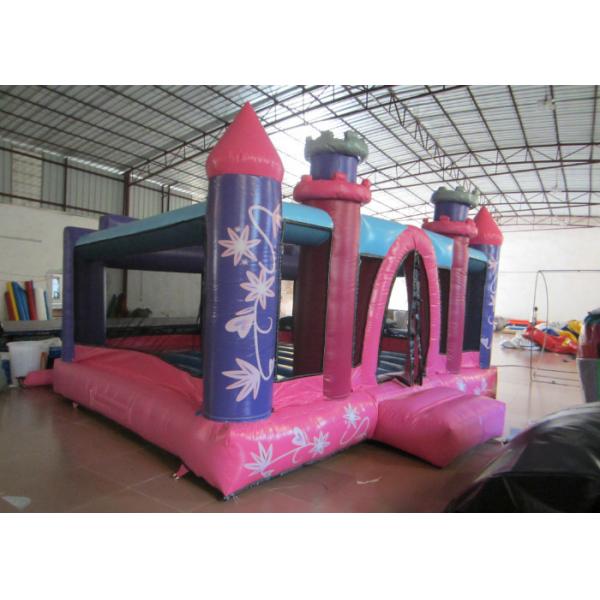 Quality Princess Castle Kids Inflatable Bounce House 0.55mm Pvc Tarpaulin 3 - 15years for sale