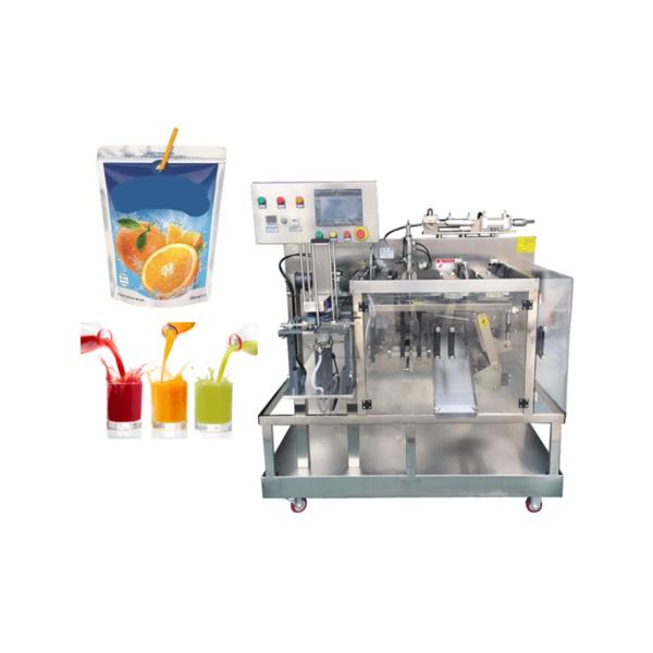 Quality Doypack Premade Bags Milk Sachet Filling Machine Water Packing for sale