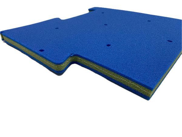 Quality 30kg/m3 Playground Shock Pad UV Resistant 3 Layer Lawn Safety Layer Drainage Layer for sale
