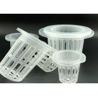 China Clear Mesh Plant Pots Various Sizes For Hydroponic Lettuce Seeds Container factory