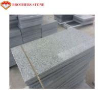 China Indoor Decoration Flamed Granite Stone Slabs , Crystal White Granite G603 Slab factory