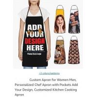 China Personalized Apron For Men - Chef Cook Custom Your Design Photo Picture Text DIY Gifts factory