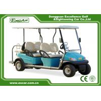 Quality Trojan Battery Electric Golf Car , Six Passenger Street Legal Electric Golf for sale