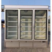China Three Glass Door Vertical Refrigerated Showcase Commercial Fridge 2040 * 740 * 2000mm factory