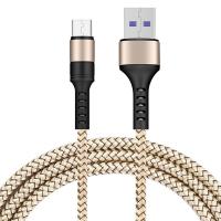 China Fast Charing QC 3.0 / 2.0 Nylon Braided Usb Cable , Nylon Type C Cable For Mobile Game factory