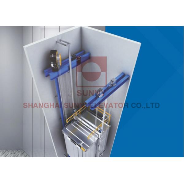 Quality Gearless Machine Roomless Freight Elevator Freight Lift Elevator Efficient Installation for sale
