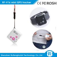 China personal gps tracking device for elderly sos button personal gps tracker RF-V16 factory