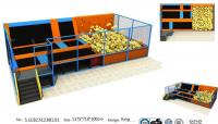 China 83M2 Chinese Amusement Trampoline/Kids and Adults Trampoline Bungee Park / Indoor Trampoline for Commercial factory