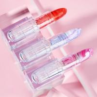 China Beautiful Marbling 3 Colors Cream Satin Lipstick 24 Hour Waterproof Lipstick factory