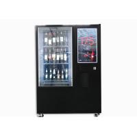 China Automatic Self-service Large screen sparkling wine beer champagne  bottle can Vending Machine for Security Equipment factory