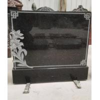 China 18mm Black Galaxy Granite Tiles For Tomb Headstone  Stair Paving factory