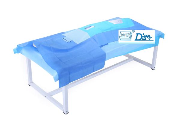 Nonwoven Surgical Fenestrated Sterile Drape Disposable Breathable