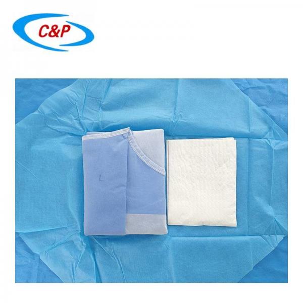 Quality Non Woven Sterile Disposable Surgical Gown Pack For Hospital Doctors for sale