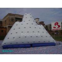 China Inflatable Water Climber / Inflatable Iceberg With Big Stainless Steel Anchor Ring for sale