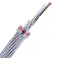Quality 24 Core Aluminum Tube Type 205kN OPGW Fiber Optic Cable for sale