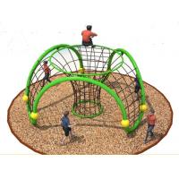 China Metal Climbing Net Frame 6 Stand Rope Outdoor Playground For Kid for sale