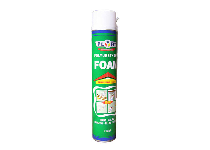 China 750ML Expandable PU Foam Spray Polyurethane Foam Sealant For Door Installation factory