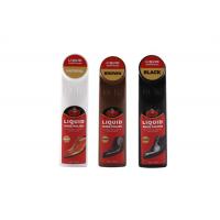 China brown black Liquid Shoe Polish Instant Shine 75ml Black Brown Neutral Europe Main Market on Shoes Boots factory