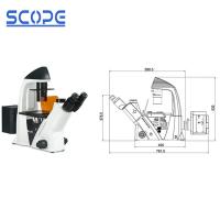 China Infinity Plan Objective Inverted Epifluorescence Microscope , Inverted Optical Microscope factory