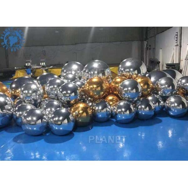 Quality Silver 0.45m Inflatable Reflective Balloon For Wedding Party for sale