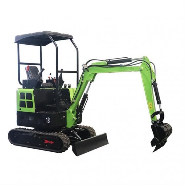 Quality 1.8T Mini Crawler Excavator 3.5km/H-4.5km/H Small Household Excavator Machine for sale