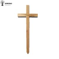 China Custom Size Solid Pine Handmade Wooden Crosses Craft Piece Lead Free Nickle Free factory