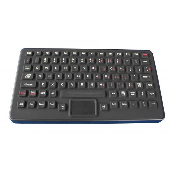 Quality Flat Button Desktop Silicone Industrial Keyboard USB Or PS / 2 Available for sale