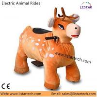 China Action Pony, Christmas Deer, Ride on Toy, Stuffed Plush Animal Electric Scooter Kid Toys factory
