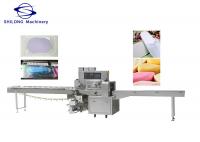China 90mm Horizontal Pillow Packaging Machine For Biscuit Bread Candy Vegetables factory