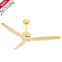 China Air Cooling DC Motor 35W Decorative Ceiling Fans For Living Room factory