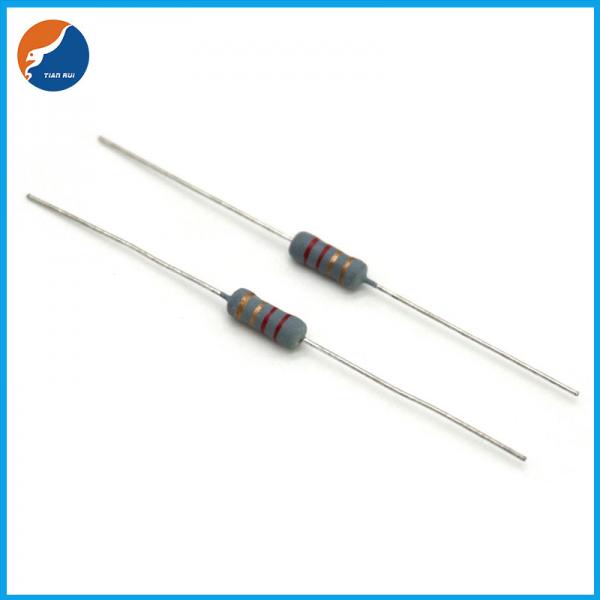 Quality 1 / 4W-5WS Wirewound Resistor Fuse Body Coating Gray for 0.01Ω-1KΩ for sale
