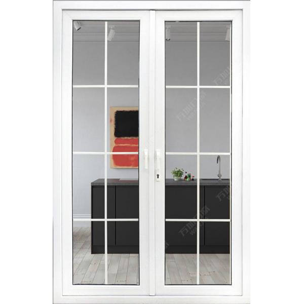 Quality Flush Threshold Aluminum Swing Doors , Anodized Left Hand Inswing French Door for sale