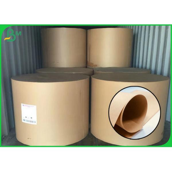 Quality 80g FDA Certified Brown Kraft Paper Roll For Making Paper Bags for sale